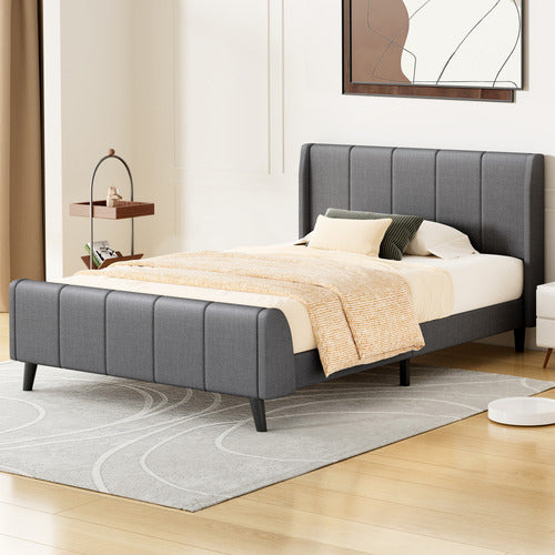 HOXTON ROOM ROSS UPHOLSTERED PLATFORM BED