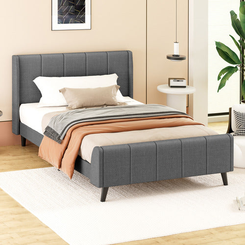 HOXTON ROOM ROSS UPHOLSTERED PLATFORM BED