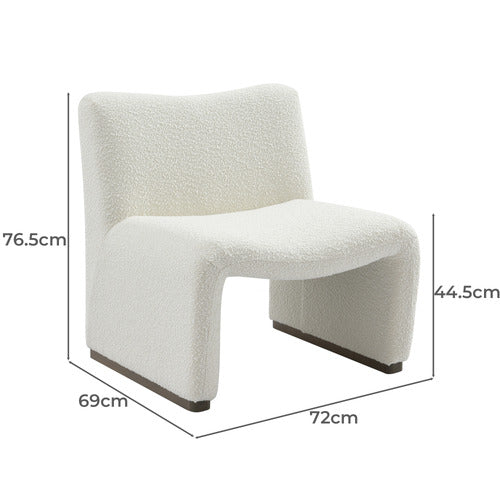 REXINGTON HOME ROWAN BOUCLE ACCENT CHAIR