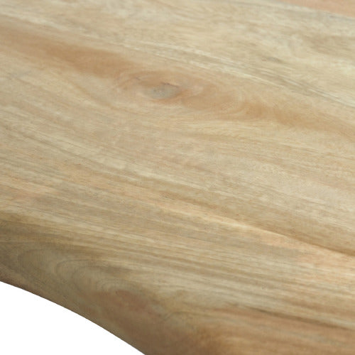 ROWAN CURVED MANGO WOOD COFFEE TABLE