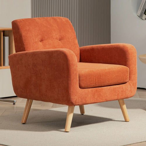 EVIE HOME ROWAN UPHOLSTERED ARMCHAIR