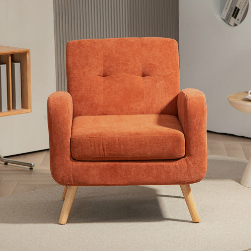 EVIE HOME ROWAN UPHOLSTERED ARMCHAIR