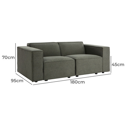 RUSSO 2 SEATER MODULAR SOFA
