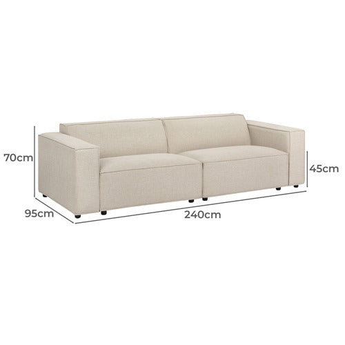 RUSSO 3 SEATER SOFA