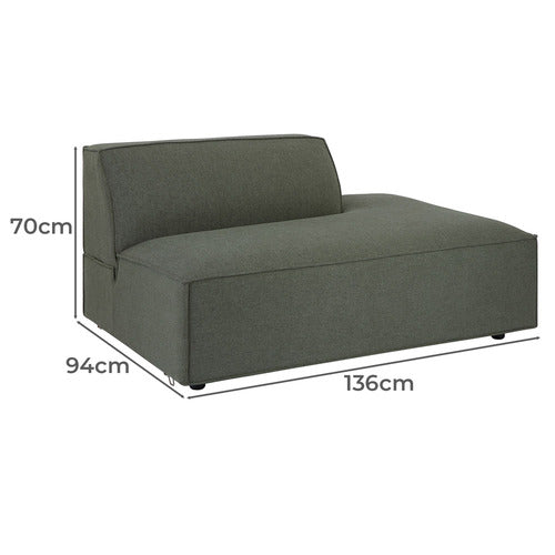 RUSSO UPHOLSTERED CHAISE LOUNGE