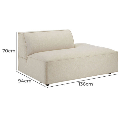 RUSSO UPHOLSTERED CHAISE LOUNGE