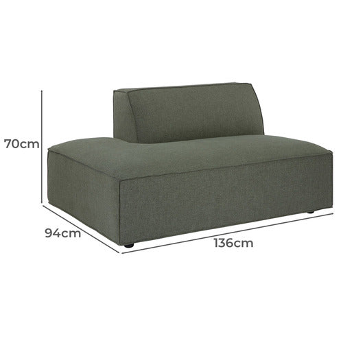 RUSSO UPHOLSTERED CHAISE LOUNGE