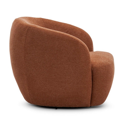 CONTINENTAL DESIGNS RUST ORANGE CUDDLE ARMCHAIR