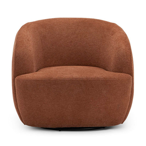 CONTINENTAL DESIGNS RUST ORANGE CUDDLE ARMCHAIR
