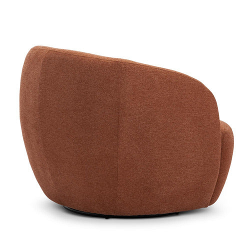 CONTINENTAL DESIGNS RUST ORANGE CUDDLE ARMCHAIR