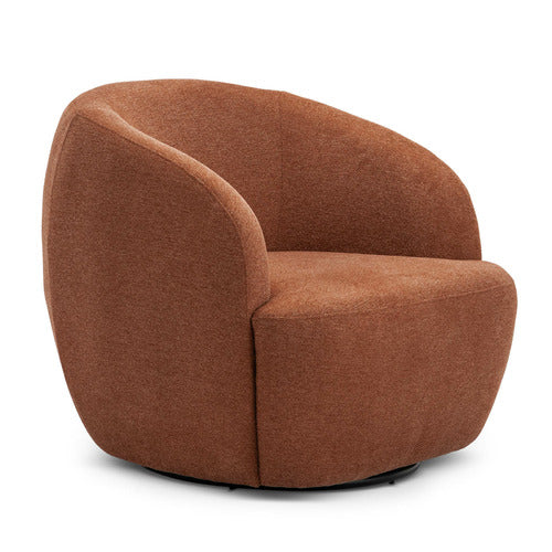 CONTINENTAL DESIGNS RUST ORANGE CUDDLE ARMCHAIR