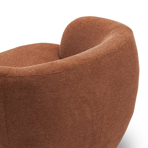 CONTINENTAL DESIGNS RUST ORANGE CUDDLE ARMCHAIR