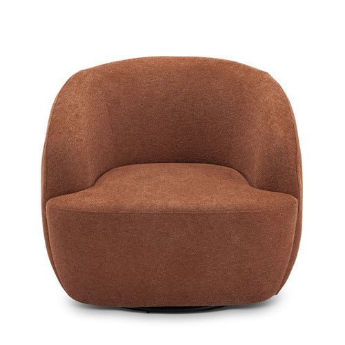 CONTINENTAL DESIGNS RUST ORANGE CUDDLE ARMCHAIR