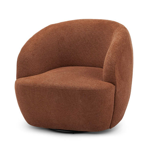 CONTINENTAL DESIGNS RUST ORANGE CUDDLE ARMCHAIR
