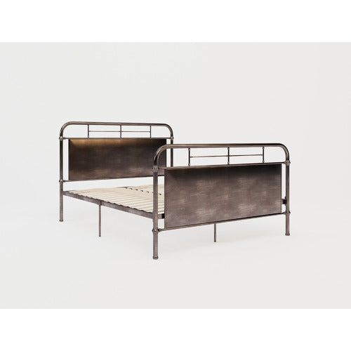 RAWSON & CO RUSTIC BROWN KINGSTON METAL BED FRAME