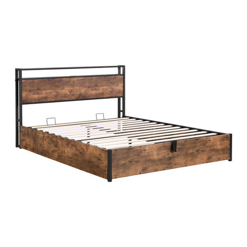 CASSINGTON HOME LINFORD GAS LIFT STORAGE BED WITH LED & CHARGING STATION