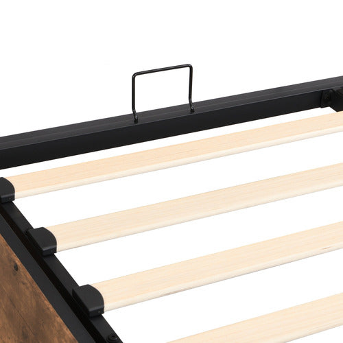 CASSINGTON HOME LINFORD GAS LIFT STORAGE BED WITH LED & CHARGING STATION