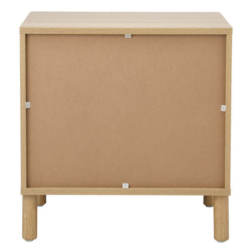 LIVING FUSION ELIDA RATTAN BEDSIDE TABLE
