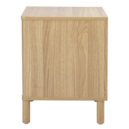 LIVING FUSION ELIDA RATTAN BEDSIDE TABLE