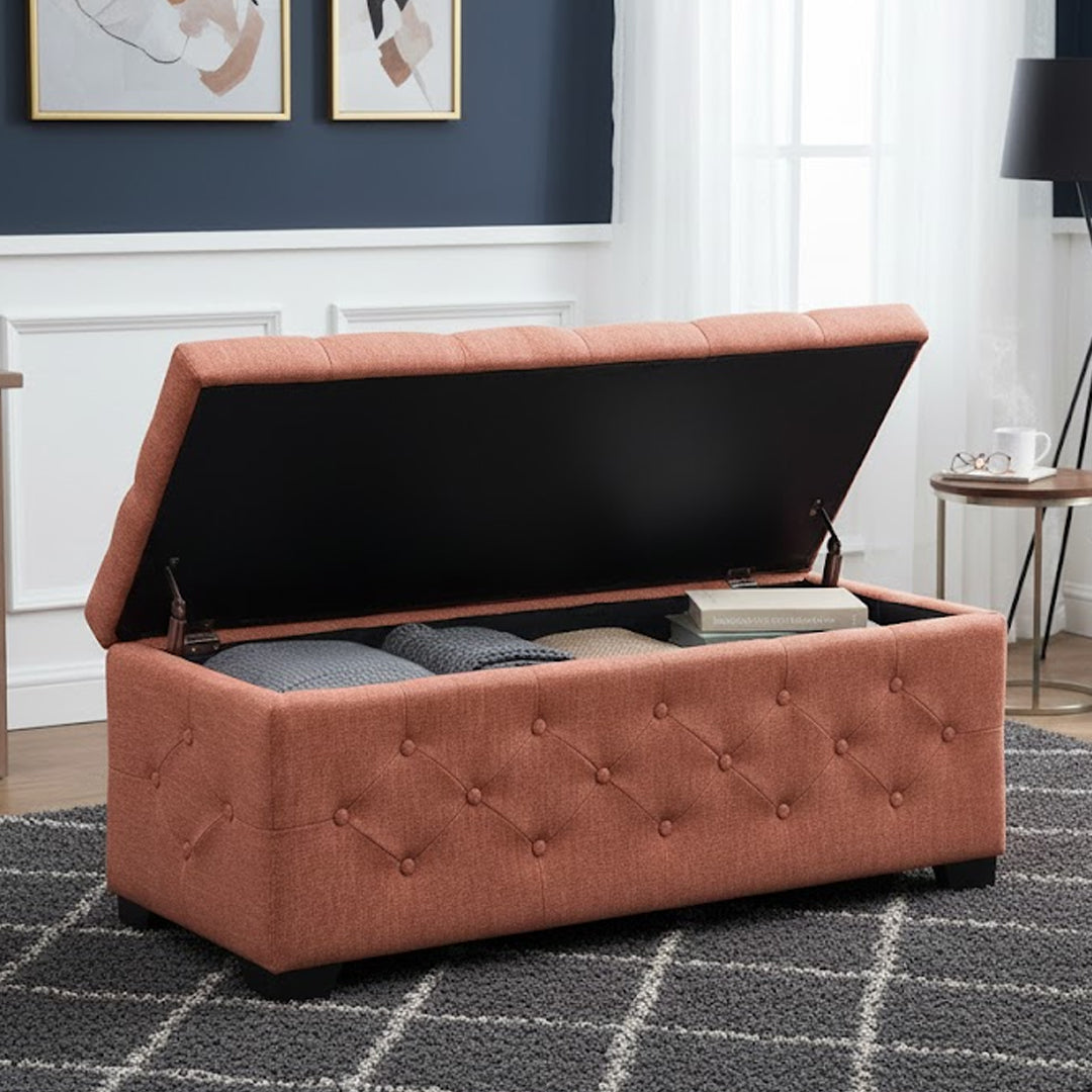 SAMFORD STORAGE BENCH PAPRIKA