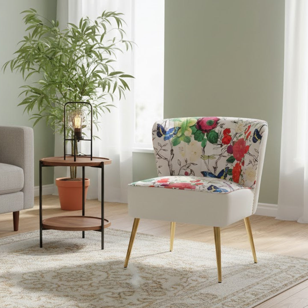 SHIRLEY LANE FURNITURE TERRELL VELVET ACCENT CHAIR
