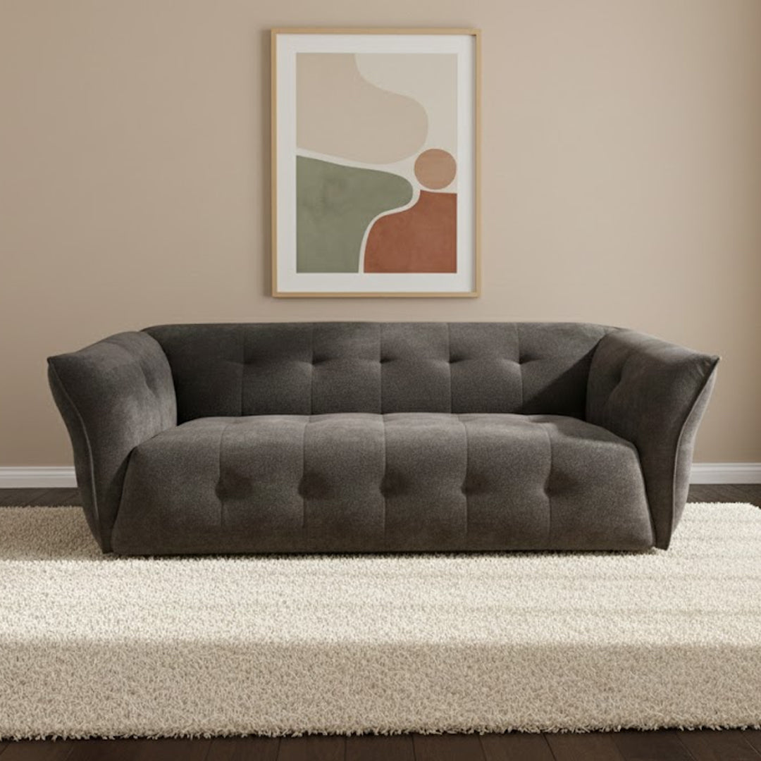 SINEAD FABRIC 2 SEATER SOFA CHARCOAL
