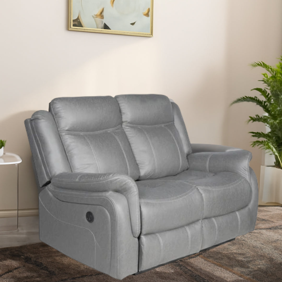 SOUTHERN STYLERS ARIA 2 SEATER FAUX LEATHER RECLINER SOFA