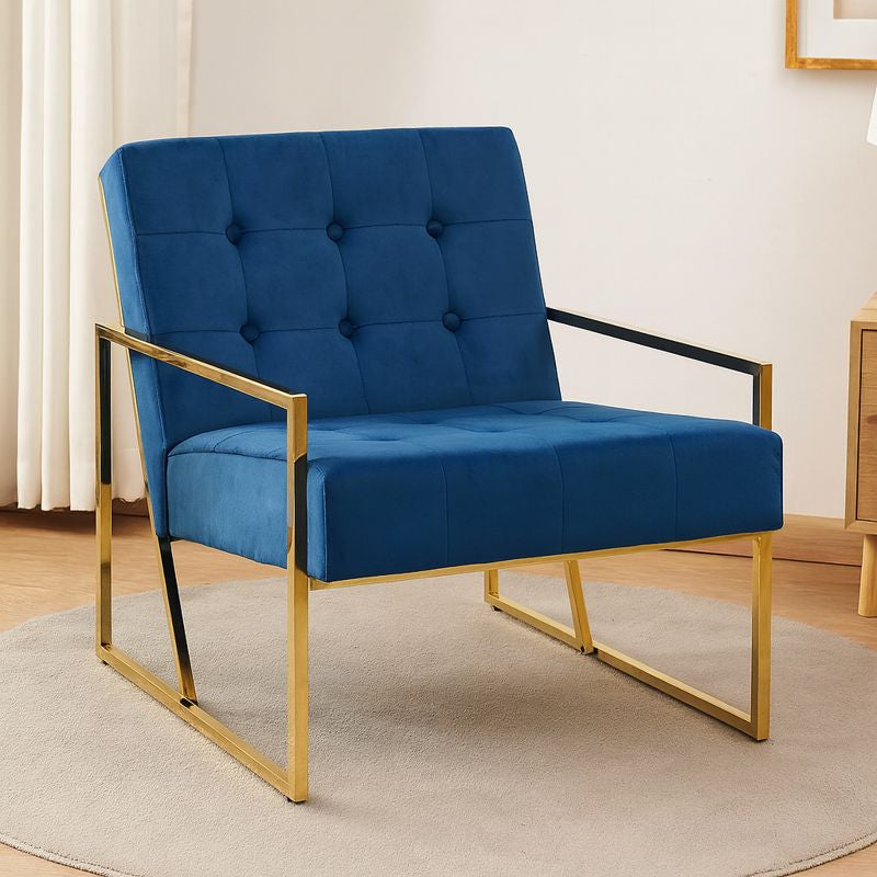 SOUTHERN STYLERS DARNELL VELVET ARMCHAIR