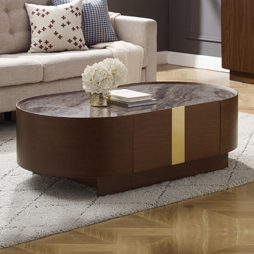 SOUTHERN STYLERS EVEREST CERAMIC COFFEE TABLE