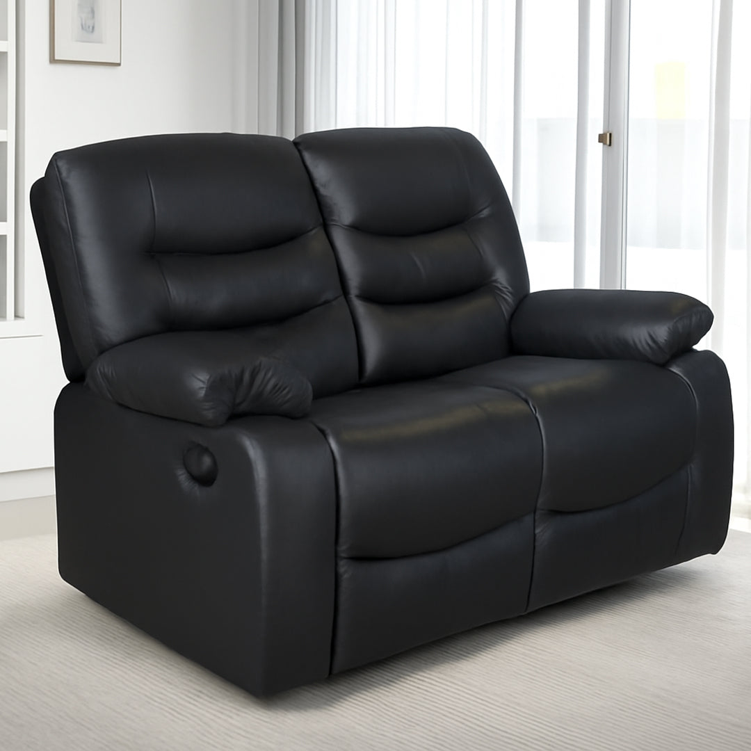 SOUTHERN STYLERS IPANEMA 2 SEATER FAUX LEATHER RECLINER SOFA
