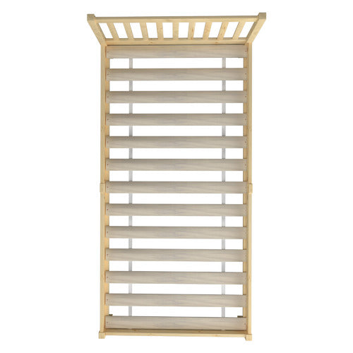 LIVING FUSION SABINA PINE WOOD BED FRAME