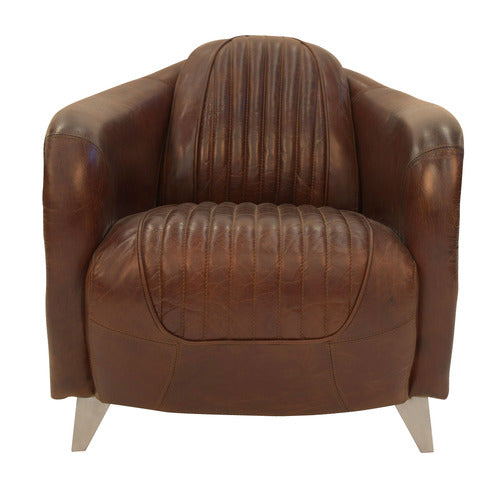 CHARTWELL HOME SABRE LEATHER ARMCHAIR