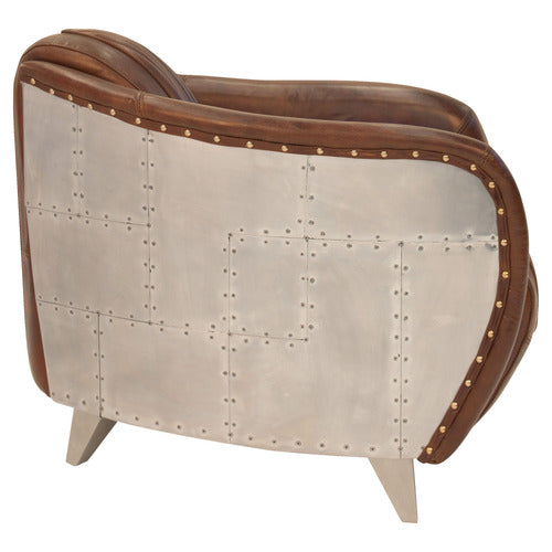 CHARTWELL HOME SABRE LEATHER ARMCHAIR
