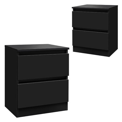 HOXTON ROOM SABRINA 2 DRAWER BEDSIDE TABLES (SET OF 2)