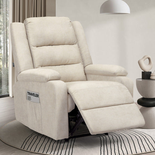 LIVING FUSION SABRINA UPHOLSTERED RECLINER CHAIR