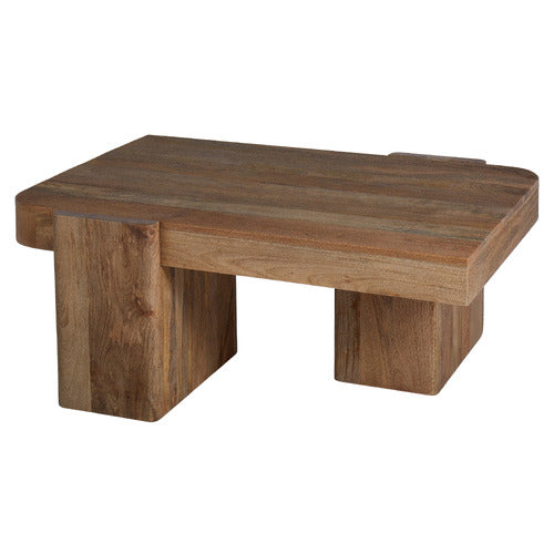 THE HOME COLLECTIVE SADIE MANGO WOOD COFFEE TABLE