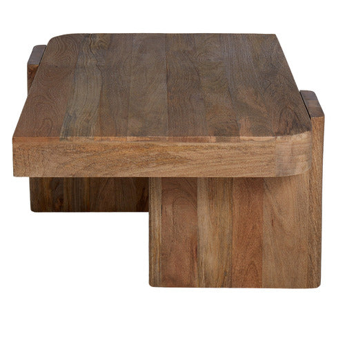 THE HOME COLLECTIVE SADIE MANGO WOOD COFFEE TABLE