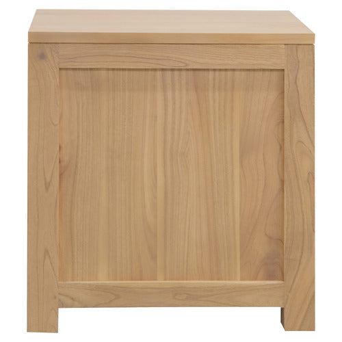 LA VERDE SAUL CEDAR WOOD BEDSIDE TABLE