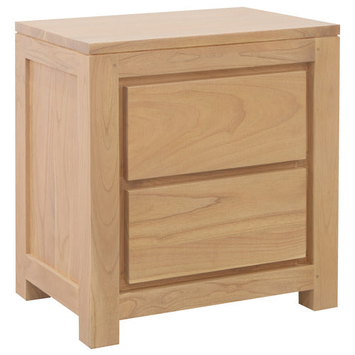 LA VERDE SAUL CEDAR WOOD BEDSIDE TABLE