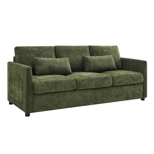 CORE LIVING SAULE 3 SEATER UPHOLSTERED SOFA