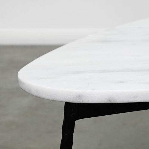 BROOKLYN AND BELLA SAVIA 84CM MARBLE COFFEE TABLE