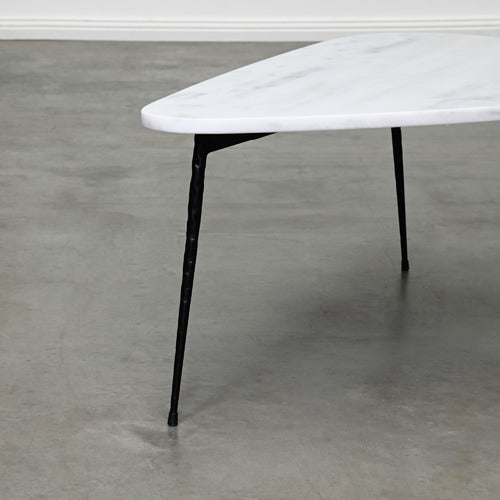 BROOKLYN AND BELLA SAVIA 84CM MARBLE COFFEE TABLE
