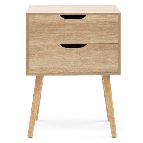 CORE LIVING SEATTLE 2 DRAWER BEDSIDE TABLE