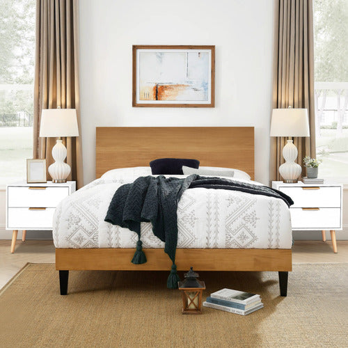 HOXTON ROOM SEBASTIAN 2 DRAWER BEDSIDE TABLE