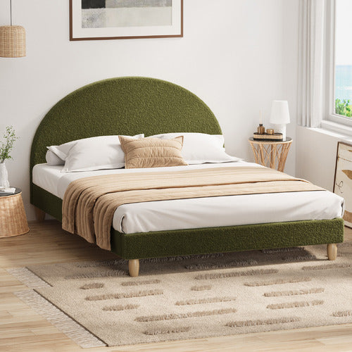 LIVING FUSION SERAPHINE BOUCLE BED