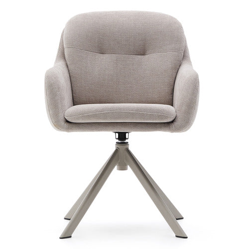 LINEA FURNITURE SEYMOUR CHENILLE SWIVEL ARMCHAIR