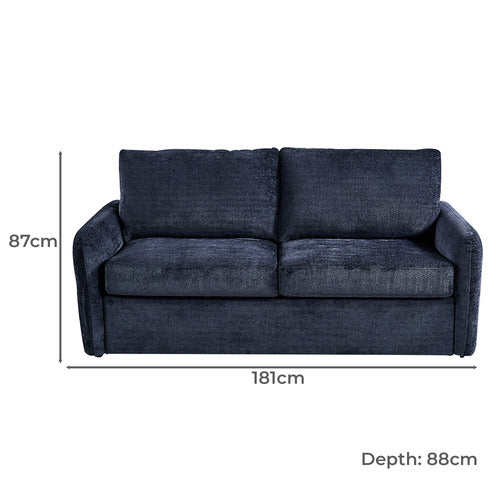 SOUTHERN STYLERS SHAD 3 SEATER SOFA BED