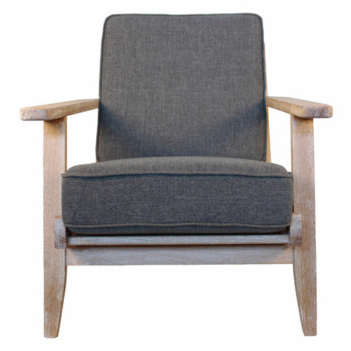 NATURALLY PROVINICIAL SHAN OAK WOOD ARMCHAIR