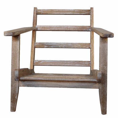 NATURALLY PROVINICIAL SHAN OAK WOOD ARMCHAIR