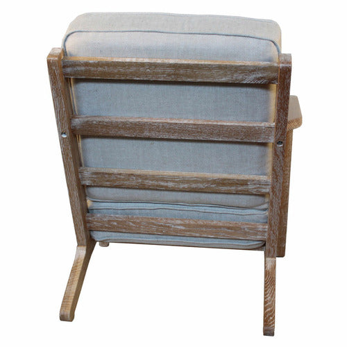 NATURALLY PROVINICIAL SHAN OAK WOOD ARMCHAIR